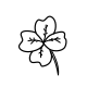 Small four leaf clover tattoo meaning