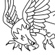 Minimalist eagle tattoo design meaning
